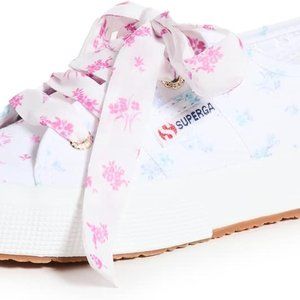 Superga Flower Print Fashion Sneaker - Size 9.5